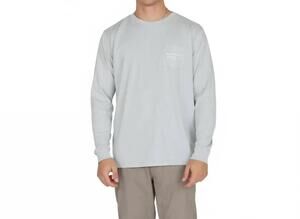 NEW SOUTHERN POINT CO. tween long sleeve watercolor lake scene pullover in light